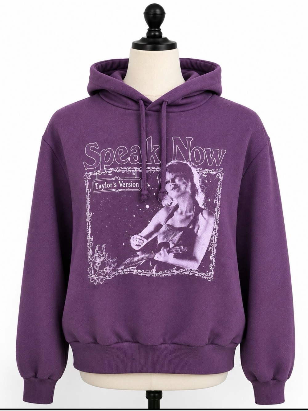 Taylor Swift Speak Now Taylor’s Version Purple Graphic Hoodie Sweatshirt